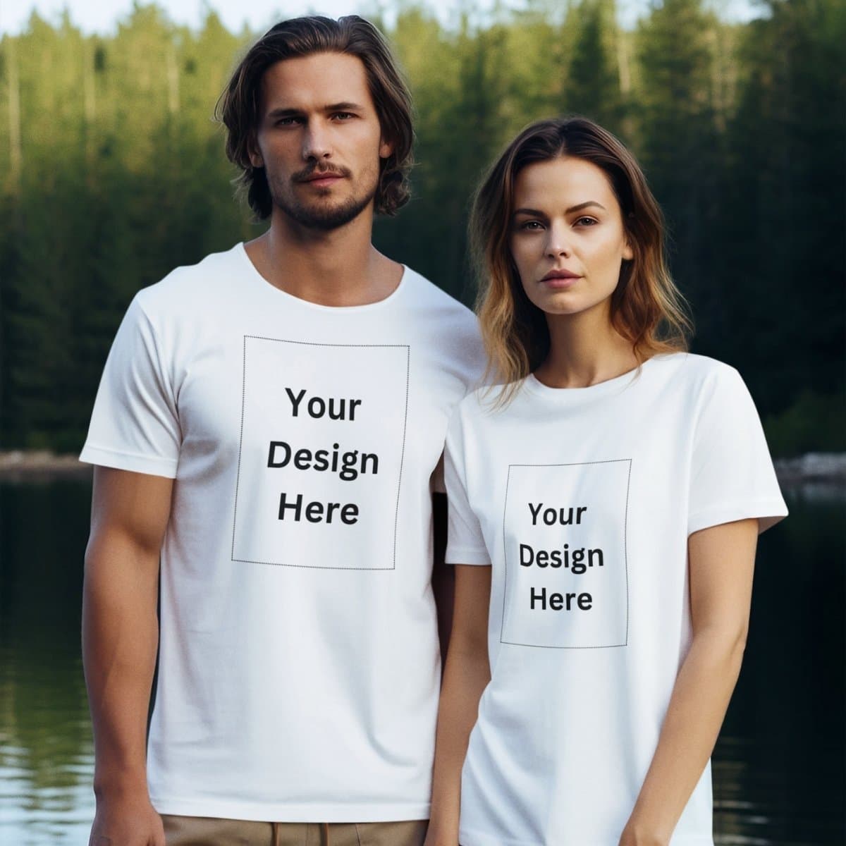 Custom T Shirt Look for Couples